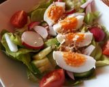 Diós, tojásos vitaminsaláta recept fázis 3 fotója