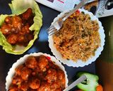 A picture of step 6 of Manchurian.