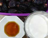 A picture of step 1 of Nabeez khajor ka sharbat.