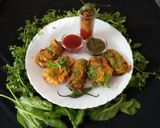 A picture of step 8 of Spinach roll patties.
