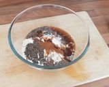 A picture of step 1 of Chia panckes.