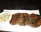 A picture of step 4 of Falahari Tomato Uttapam.