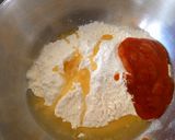 A picture of step 1 of Maxican cheese samosa.