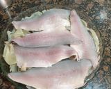 Foto del paso 3 de la receta: Filetes de lubina asados en microondas