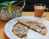A picture of step 4 of Chawal Ka Paratha.