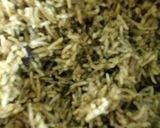 A picture of step 8 of Palak rice.