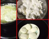 A picture of step 12 of Tri-colour Burfi, parwal green pea Gajar Steam Sandesh.