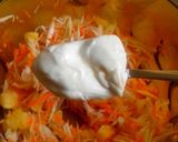 A picture of step 7 of Pineapple Coleslaw Salad.