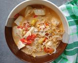 Foto langkah ke 5 dari resep Tahu tauge kuah susu.