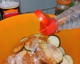 A picture of step 4 of Baingan Ke pakoray.