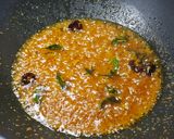 A picture of step 2 of Aloo Baingan.
