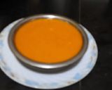 A picture of step 5 of Aamras aur Poori.