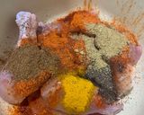 A picture of step 1 of Chicken Makhni Handi.
