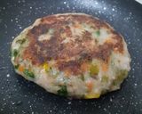 A picture of step 6 of Ultimate Diabetic Friendly Sour Dough Burger.