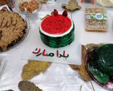 عکس مرحله 3 از دستور کیک هندوانه یلدایی😍