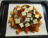 Foto langkah ke 4 dari resep Nachos Rendang Ayam.