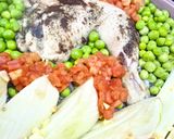 Une image de l'étape 1 de Tajine de petits pois et fenouil.