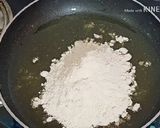 A picture of step 3 of Gurudwara Kada Prashad Recipe/Wheat flour Halwa.