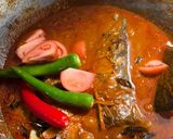Gambar langkah 5 resipi Kari Kepala Ikan Tenggiri.