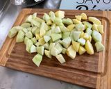 Une image de l'étape 5 de Compote de coings du Japon et pommes à la vanille.