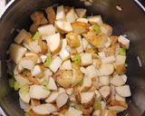 A picture of step 2 of TBs Loaded Potato Soup.