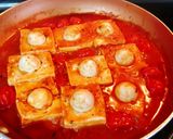 Hình bước làm 3 của món Đậu hũ nhồi trứng cút sốt cà chua🍅