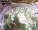 Foto langkah ke 3 dari resep Buko Pandan Creamy - Less Sweet (Filipino Fruit Salad Dessert).