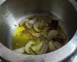 A picture of step 1 of Rajma and Jeera Rice.