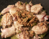 Foto del paso 12 de la receta: Wok de arroz cremoso con pollo,en salsa de pate y pimientos