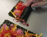 A picture of step 9 of Rose Sushi Roll.