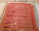 A picture of step 6 of Refried Been Enchiladas.