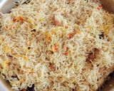 A picture of step 7 of Jhatt Patt Biryani Rice 🧡💛.