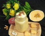 A picture of step 2 of Muskmelon Smoothie with Icecream.