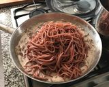 Foto del paso 7 de la receta: Linguini al Barolo con jamón de jabugo y boletus