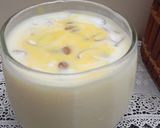 A picture of step 6 of Zafarani Lassi💗.