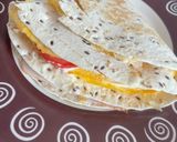 Tortilla lapos tojásos reggeli recept fázis 4 fotója