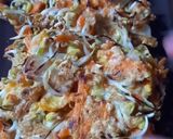 Foto langkah ke 3 dari resep Bakwan Sayur Tanpa Tepung Tanpa Minyak LowCarb.