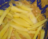 A picture of step 3 of Potato finger pakora.