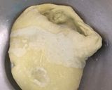 Foto langkah ke 3 dari resep Roti Sobek Pandan, metode autolyse.
