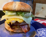 Foto del paso 6 de la receta: Hamburguesa rústica doble con queso de cabra y pimiento caramelizado