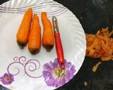 A picture of step 2 of Baked carrot chips.
