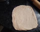 A picture of step 1 of Mini pinwheel pizza bites.