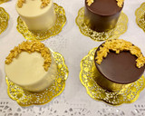 Foto del paso 21 de la receta: Tartitas de chocolate “negro y blanco”, rellenas con crema de nueces