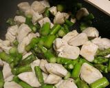 A picture of step 2 of Quick week night tasty healthy chicken and asparagus.