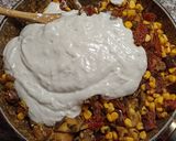 Foto del paso 4 de la receta: Tarta de choclo, tomates deshidratados y vegetales -vegana- :)