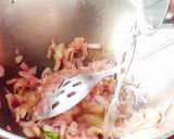 A picture of step 4 of Coconut milk potato stew.