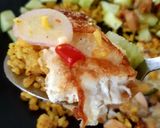 รูปขั้นตอนการทำที่ 3 ของ ข้าวผัดไข่แดง ไข่ขาวกรอบ พริกน้ำปลา Yolk Fried Rice Crispy White