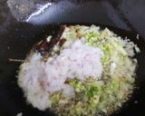 A picture of step 2 of Thotha Rice.