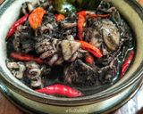 Foto langkah ke 4 dari resep Cumi Hitam Pedas.
