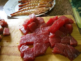 Atún encebollado con nata